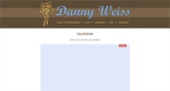 Desktop Screenshot of dannyweissjazz.com