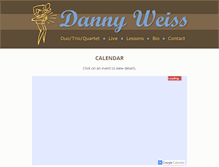 Tablet Screenshot of dannyweissjazz.com